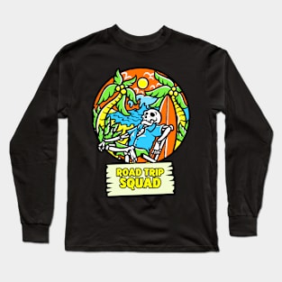 Road Trip Squad Summertime Vacation Getaway 2023 Long Sleeve T-Shirt